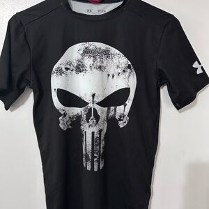 Under Armour Black Skull Compression Shirts